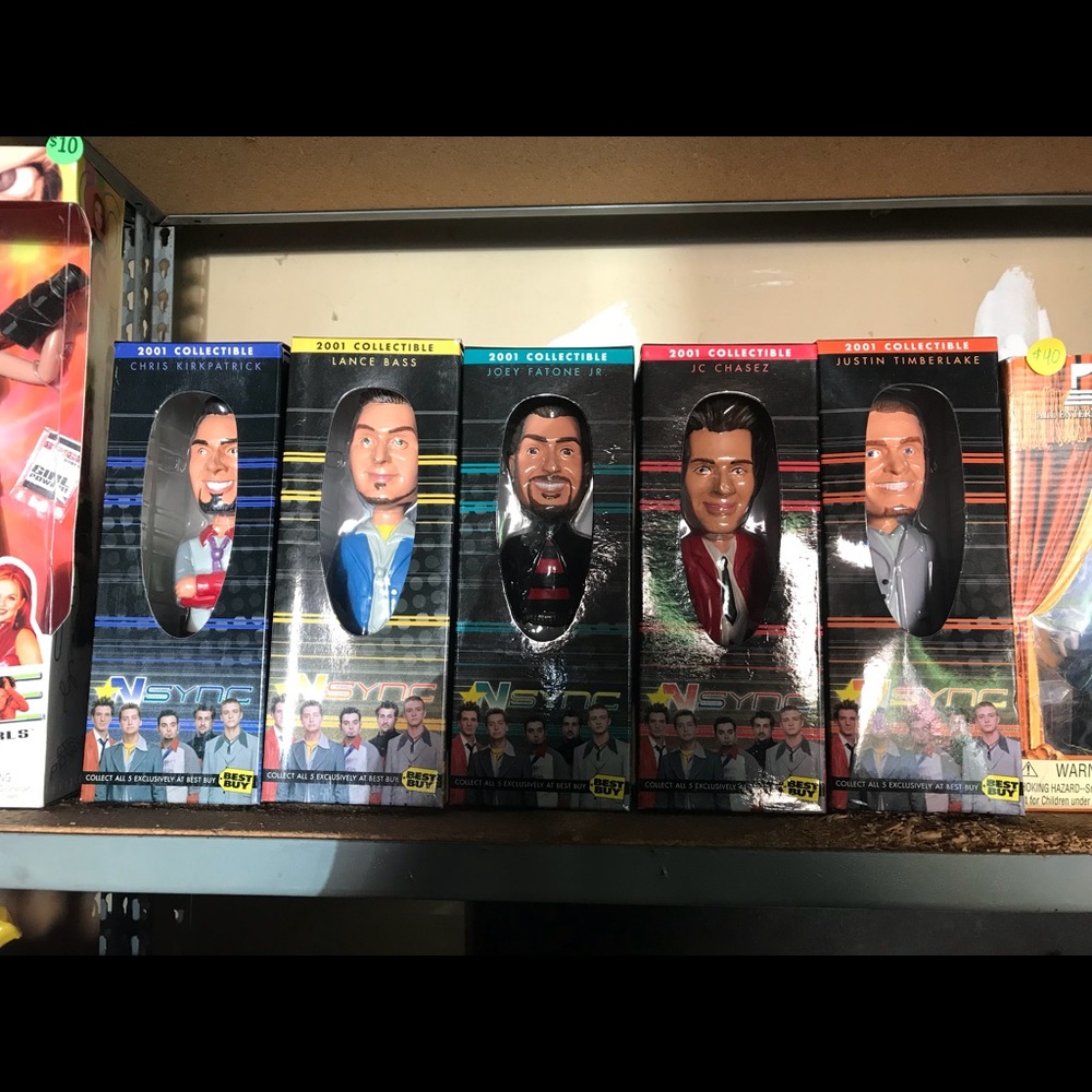 NYSNC full set 2001 Collectors Bobble Heads